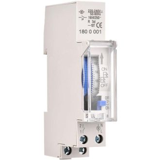 OEM Temporizador Mec&aacute;nico De 24 Horas, Temporizador M&iacute;nimo De 15 Minutos, Montaje En Riel, Bater&iacute;a Integrada, Sul180a Ac220-240v Gris - Sul180a Ac220-240v
