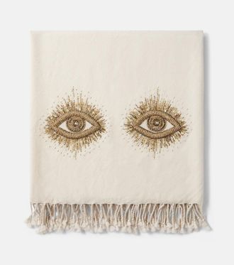 Jonathan Adler Muse beaded wool throw