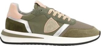 Philippe Model Tropez 2.1 Lage Top Sneakers - Dames - Sneakers - Groen - 37 EU - Katoen - Schoenen