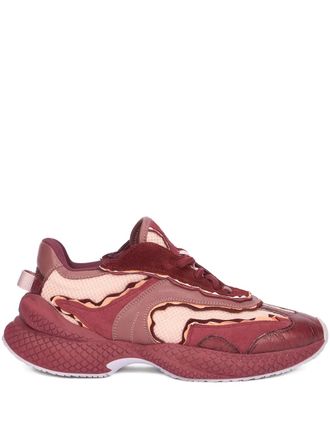 Roberto Cavalli Sneakers con design color-block - Rosso