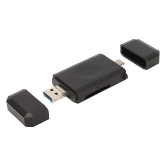 OEM Lector De Tarjetas 3 En 1 Usb C Otg Plug-and-play Con Doble Ranura Para Tarjetas De Alta Velocidad, Compatible Con Tarjetas En Formato Sdhc, Mmcii, Rs