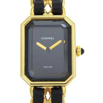 Chanel Pre-owned Glazen Horloge - Dames - Vintage Horloges - Zwart - ONE Size - Vintage