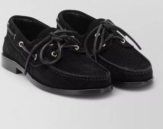 Aeyde suede leather loafers