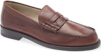 Common Projects Soft Penny Loafer in Brown at Nordstrom, Size 11Us