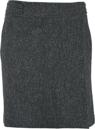 Pomandere Mini a portafoglio - Dames - Korte rokken - Grijs - M - Wol - Rokken
