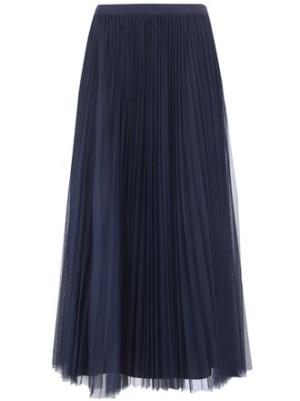 Fabiana Filippi Midi Plated Skirt