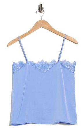 NSR Lace Trim Camisole in Light Blue at Nordstrom Rack, Size X-Small