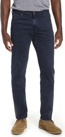 AG - Adriano Goldschmied Tellis Sueded Stretch Sateen Slim Leg Pants (Nordstrom Exclusive) in Deep Trenches at Nordstrom Rack, Size 40 X 34