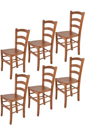 Tommychairs Tommychairs Set 6 Sillas Venice En Haya Color Cerezo