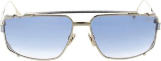 Cazal Zonnebril met Verloopglazen- Iconische Stijl - Heren - Zonnebrillen - Geel - 63 MM - Accessoires
