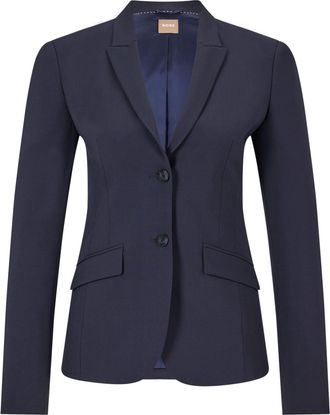 HUGO BOSS Blazerjas Boss Julea in blauw voor dames