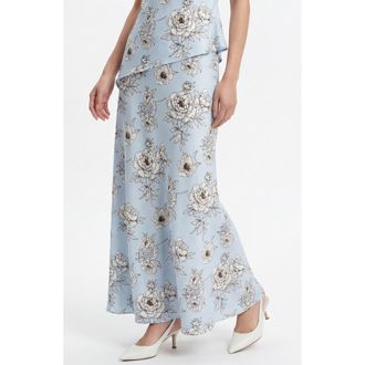By Design Andra Maxi Skirt in Pressed Florals at Nordstrom Rack, Size X-Small