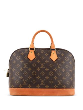 Louis Vuitton Alma Handbag Monogram Canvas PM satchel - Marrone