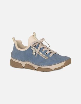 Rieker Womens Excursion Womens Trainers - Indigo Cream - Size: 7.5