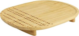 Gibson Home 13.5 Inch Sadler Wooden Serving Tray in Light Brown at Nordstrom