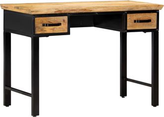 vidaXL Vidaxl - Mesa Escritorio Madera Maciza De Mango 110x50x76 Cm
