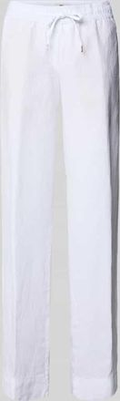 Brax Brax Regular Fit Weite Hose aus reinem Leinen Modell FARINA in Weiss, Gr&ouml;&szlig;e 34K