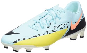 Nike Unisex Phantom Gt2 Academy Mg Sneaker, Glacier Ice Black Yellow Strike, 11 UK