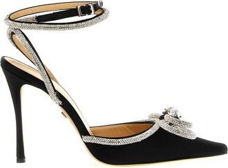 Mach & Mach Black Double Bow Pumps