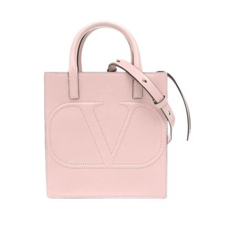 Valentino Pre-owned Valentino Small Leather VLogo Walk Tote Ladies 80ASPHE2FNFMOLOT