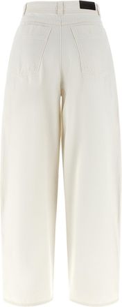 Christophe Lemaire Womens White Cotton Jeans Denim Clothing