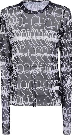 Maria Calderara Loose T-Shirtgraphic Pattern Large Bi