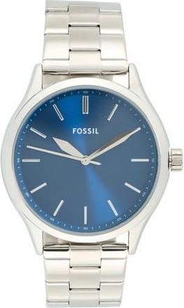 Fossil Fenmore Bracelet Watch, 44mm in Silver at Nordstrom Rack