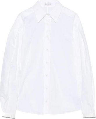 Brunello Cucinelli Mujer, Blusas y Camisas, Blanco, Talla: M