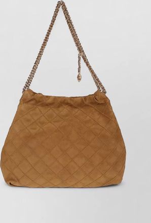 Tory Burch fleming suede hobo shoulder bag chain