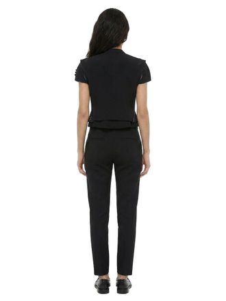 Dolce & Gabbana Double-Breasted Wool Blazer - Black