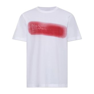 Diesel Heren, Tops, Wit, Maat: M