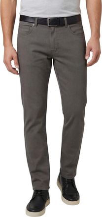 Gardeur Bill 5-pocket pantalon groen gem&ecirc;leerd katoen modern fit