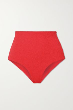 Mara Hoffman + Net Sustain Slip Bikini In Tessuto Riciclato Testurizzato Lydia - Arancione