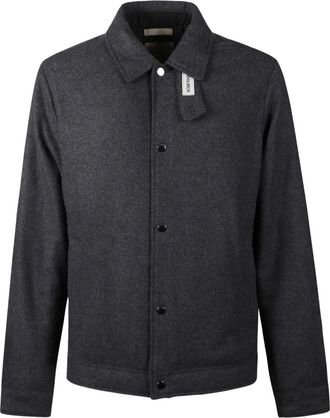 Woolrich felted buttoned jacket - Grey
