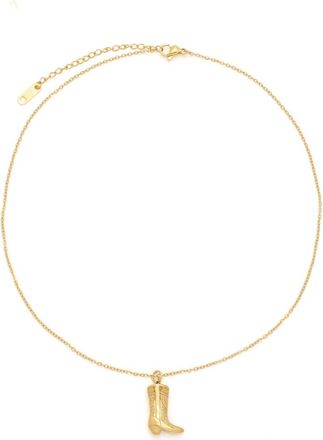 Petit Moments Boot Pendant Necklace in Gold at Nordstrom