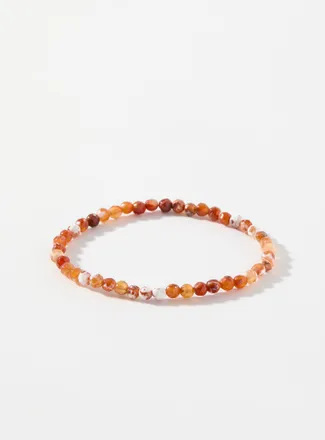 Simons Womens Marbled-bead bracelet