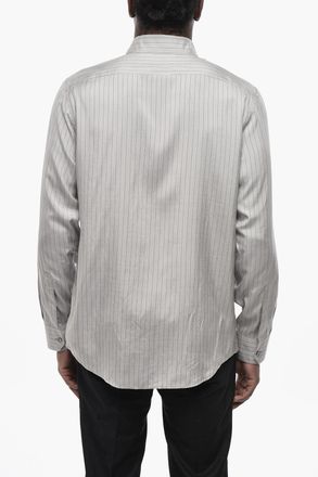 Celine Camicia In Seta a Righe Celine