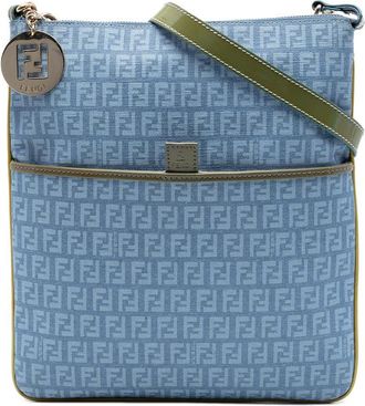 Fendi Pre-owned Fendi Zucchino Coated Canvas Forever Crossbody Ladies 8D1GPSEC28P4RUQF