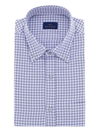 Paul & Shark gingham check-pattern shirt - Blue