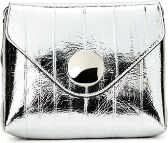 Khaite Bobbi shoulder bag - women - Calf Leather - One Size - Silver