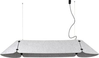 Faro Barcelona Faro Fonovia - Colgantes De Barra Recta Led Integrados Gris, 4000k