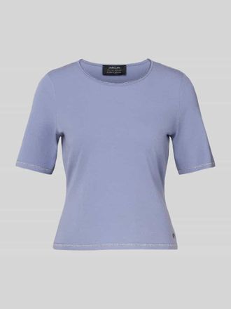 Marc Cain Strickshirt aus Viskose-Mix mit Rundhalsausschnitt in Lavender, Gr&ouml;&szlig;e 42