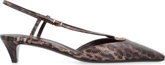 Fendi FFold Slingback - Dames - Pumps - Veelkleurig - 40 EU - Leer - Schoenen
