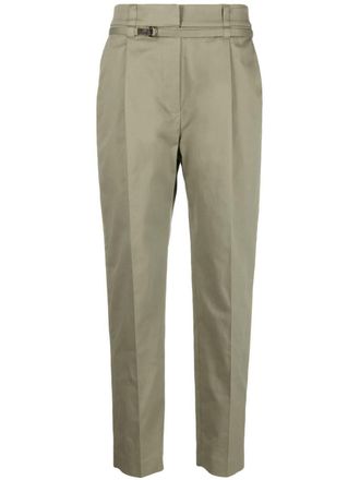 Brunello Cucinelli Broek met toelopende pijpen - Groen