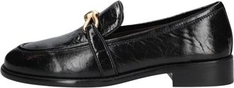 Stefano Lauran Loafer - Dames - Schoenen - Zwart - Maat: 39 1/2 EU Leer