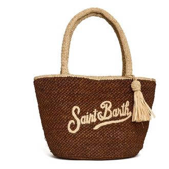 MC2 Saint Barth Marcy Semi-Structured Bag - female - MC2 Saint Barth - Handbags - Brown - ONE SIZE - Bags