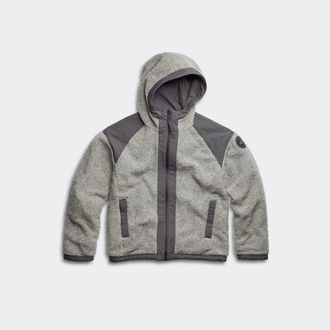 Canada Goose Alberni Reversible Fleece Bomber (Men, Stratus Grey/Anchor Grey, XXL)