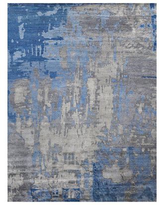 Exquisite Rugs Hand-Knotted Bamboo Silk and Cotton Rug