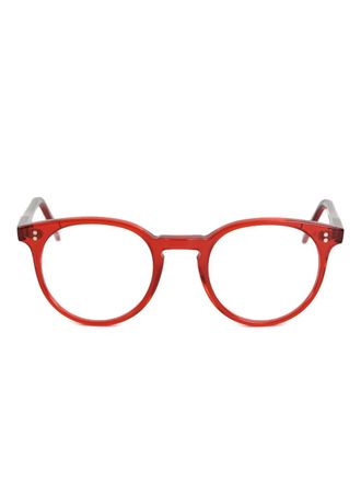Kàdor round-frame glasses - Red