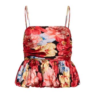 Gestuz Dames, Tops, Veelkleurig, Maat: S Leer
